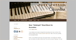 Desktop Screenshot of jeffjetton.com